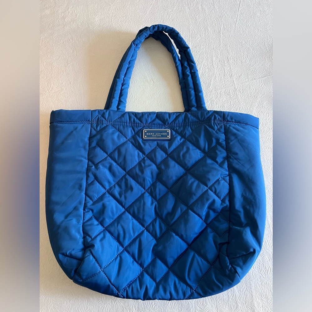 Marc Jacobs Royal Blue Quilted Tote